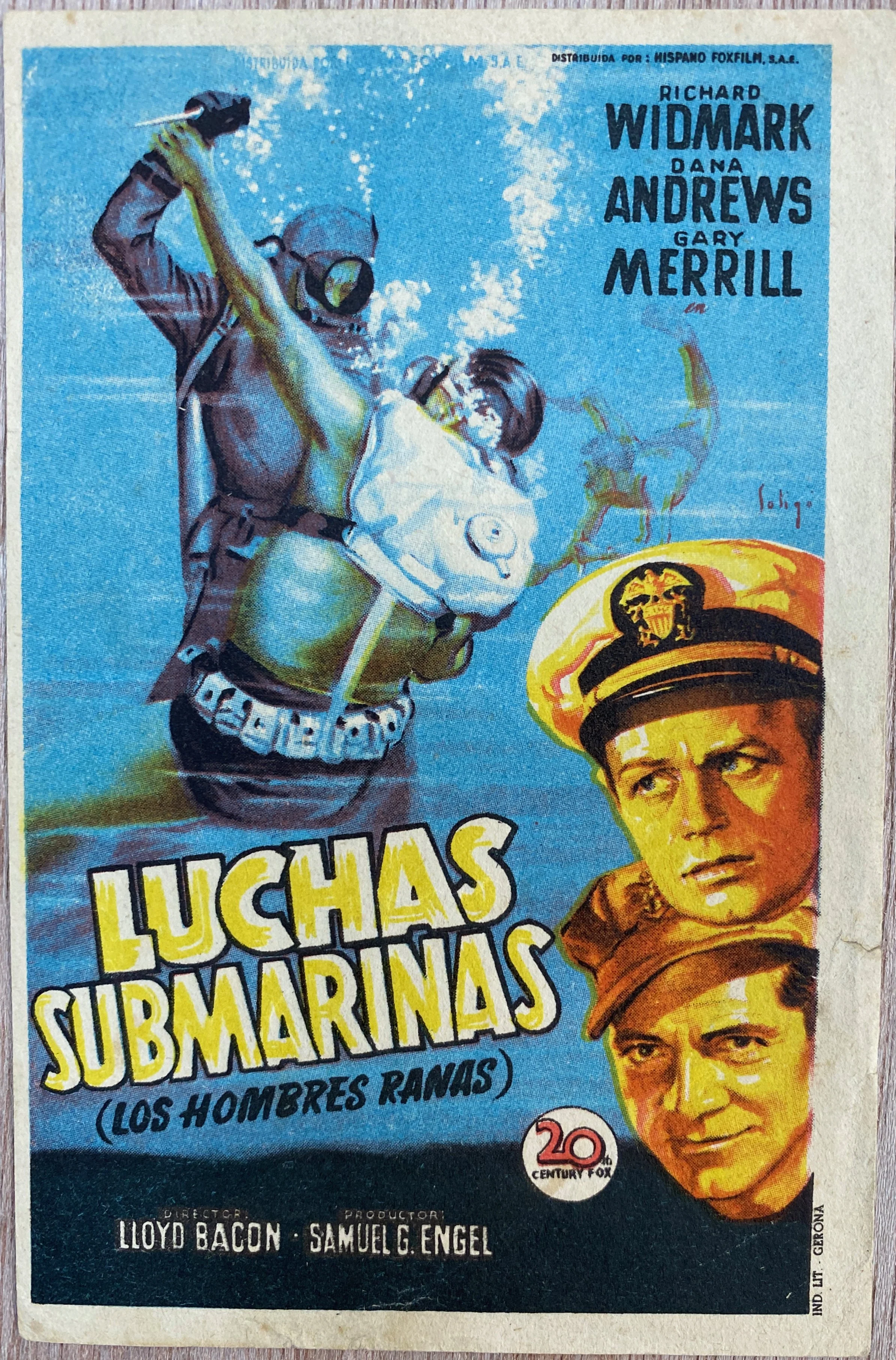 The Frogmen ('Luchas submarinas') (1951)