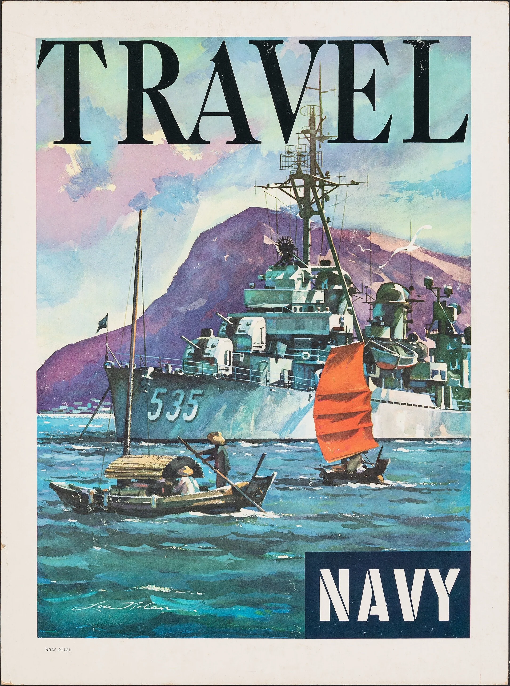 US Navy Recruitment Poster "Travel"
